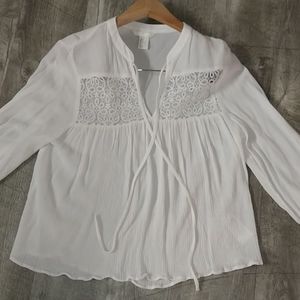 H&M White Blouse